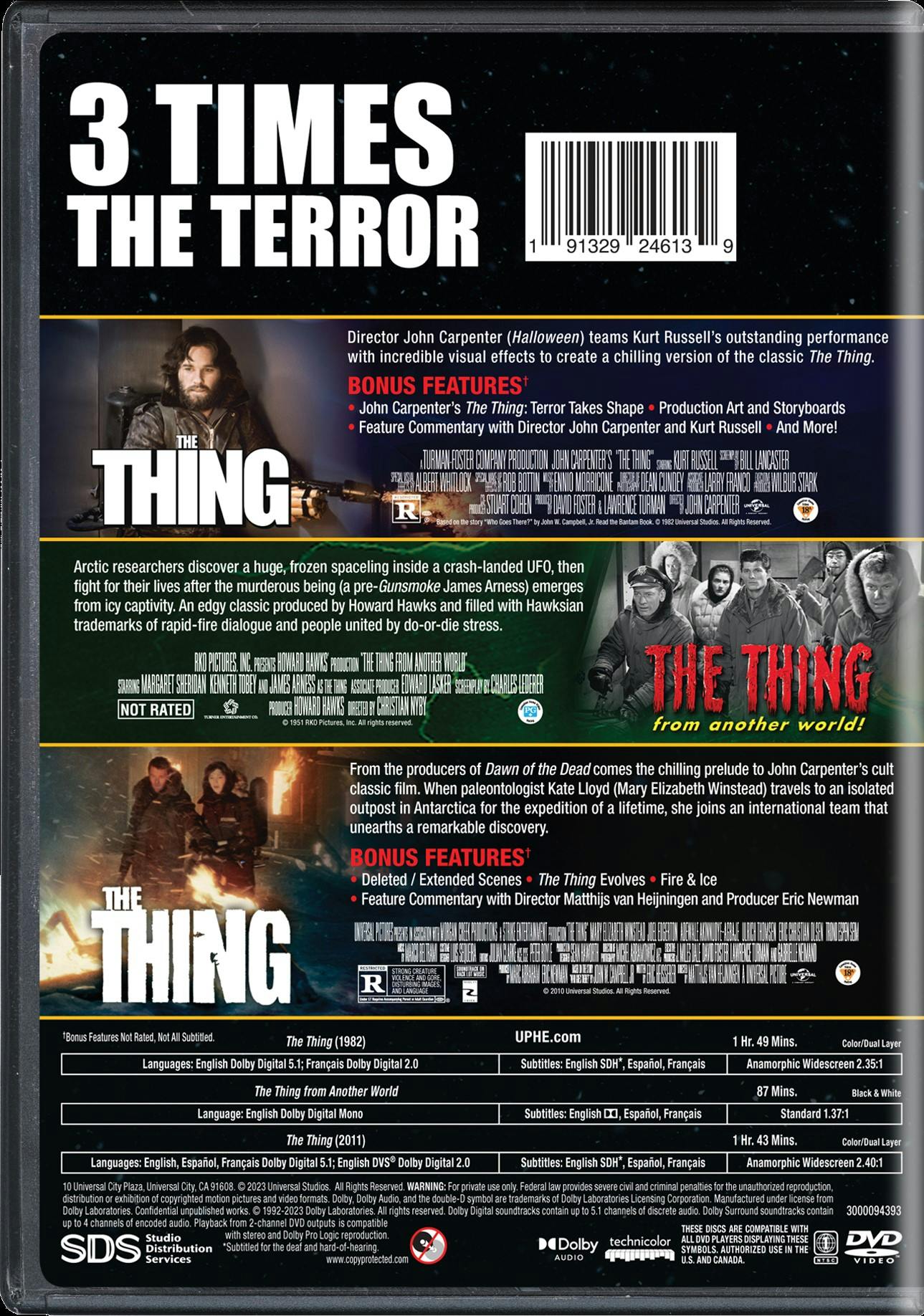 Buy The Thing: 3-movie Collection Box Set DVD | GRUV