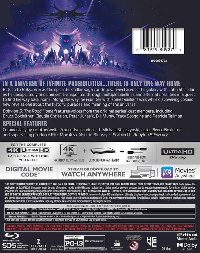 Babylon 5: The Road Home (4K Ultra HD + Blu-ray) [UHD]