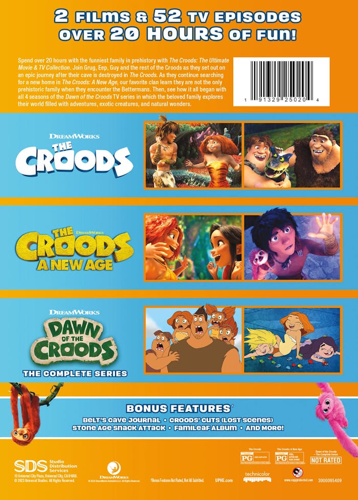 The Croods: Ultimate Movie & TV Collection (Box Set) [DVD]