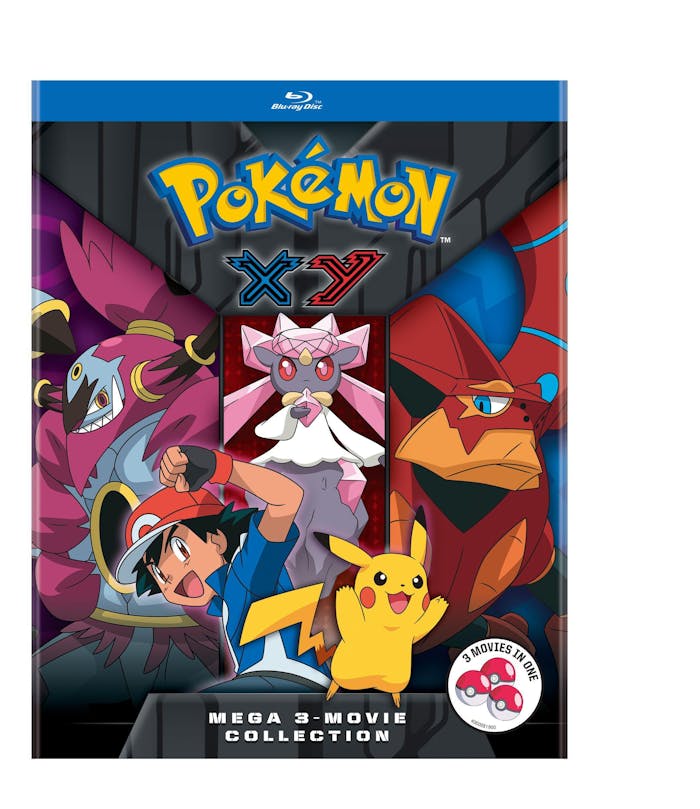 Pokémon XY Mega 3-Movie Collection (Box Set) [Blu-ray]