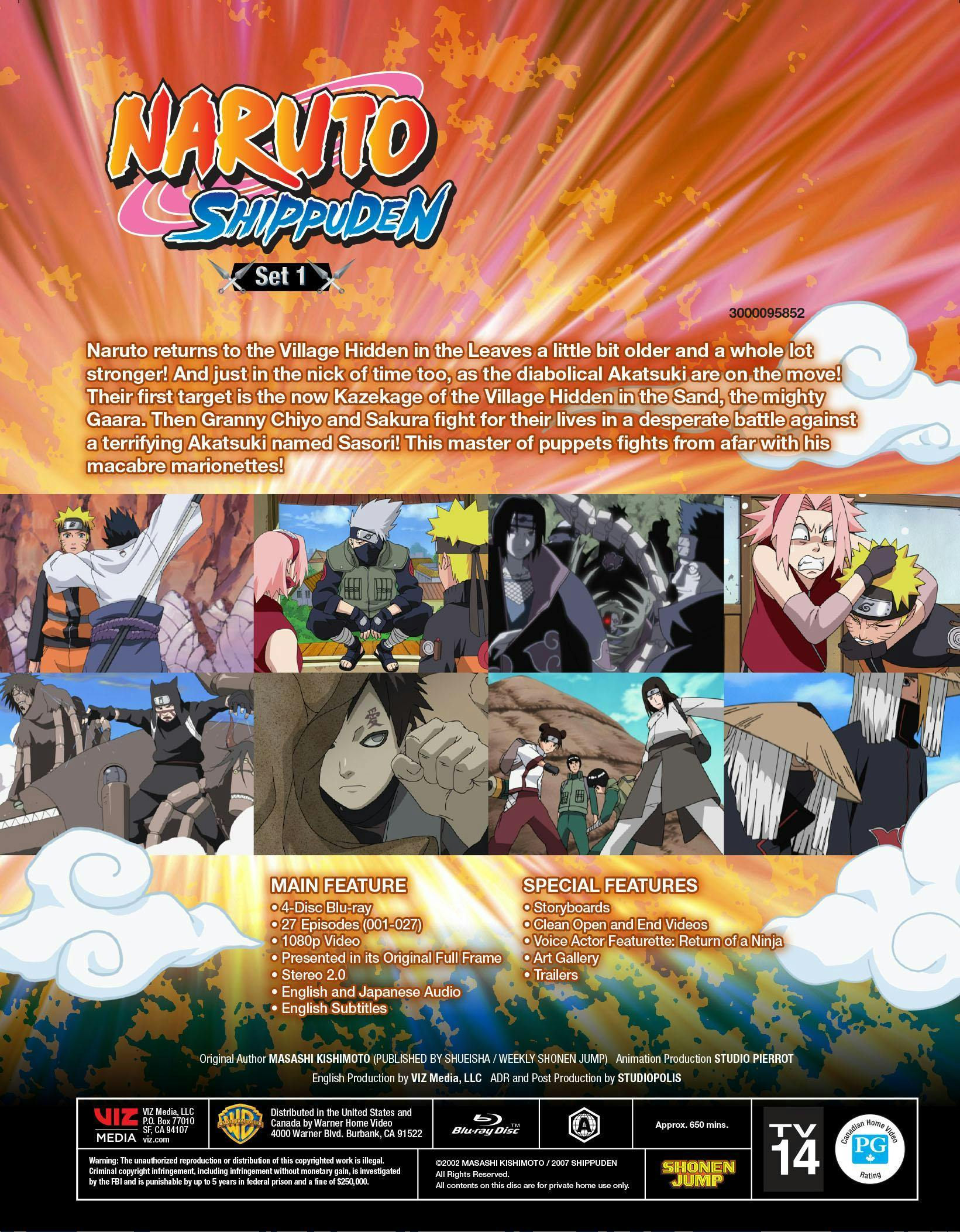 2024 Naruto Box Set Shipuden