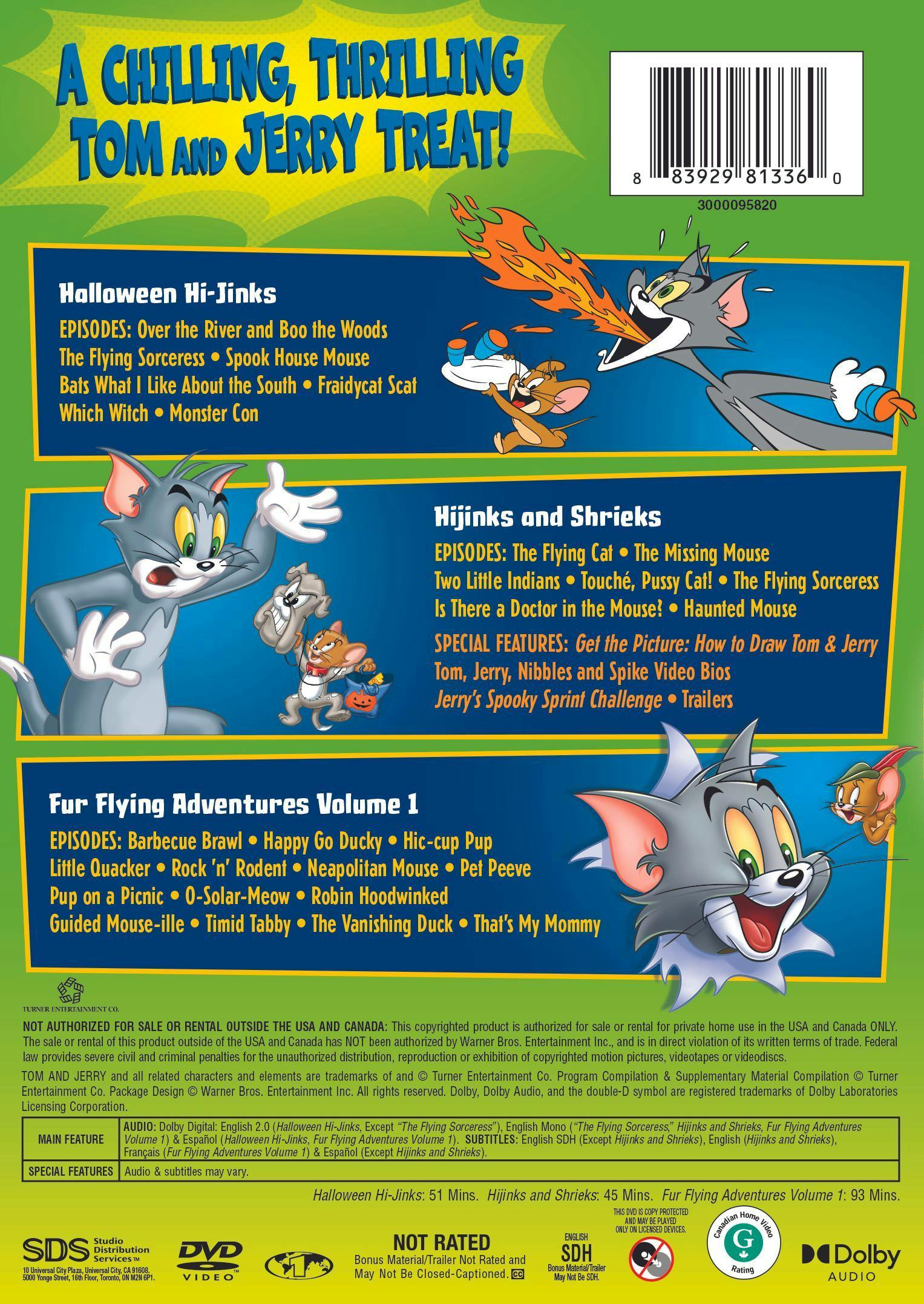 Buy Tom & Jerry 3 Pack Box Set DVDGRUV - www.nerco.es