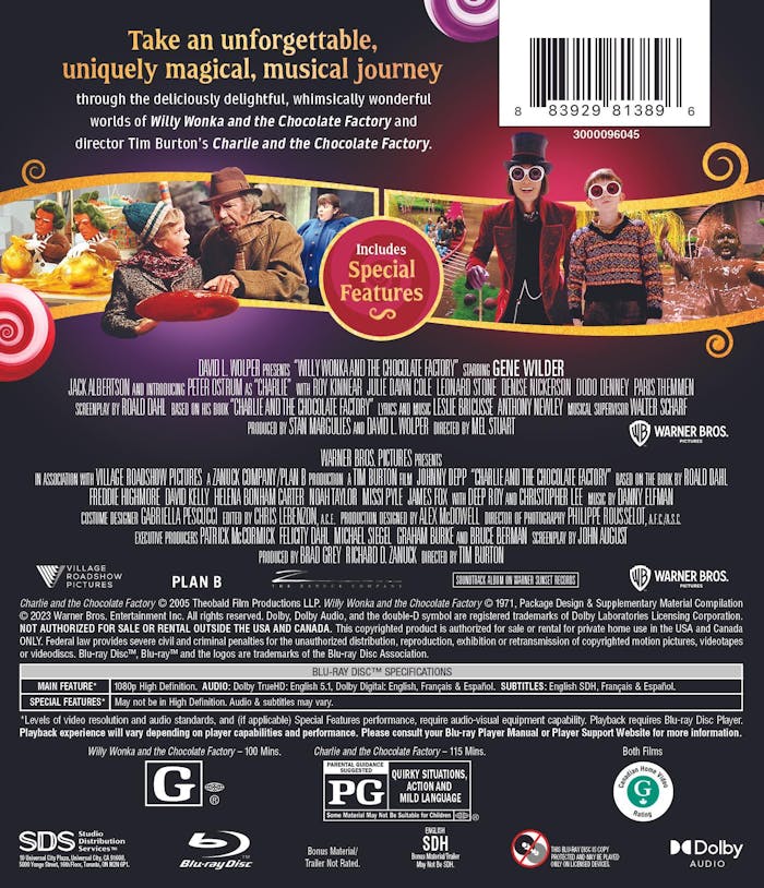 Wonka Double Feature [Blu-ray]