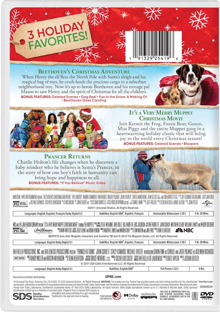 3-Movie Holiday Collection (Box Set) [DVD]