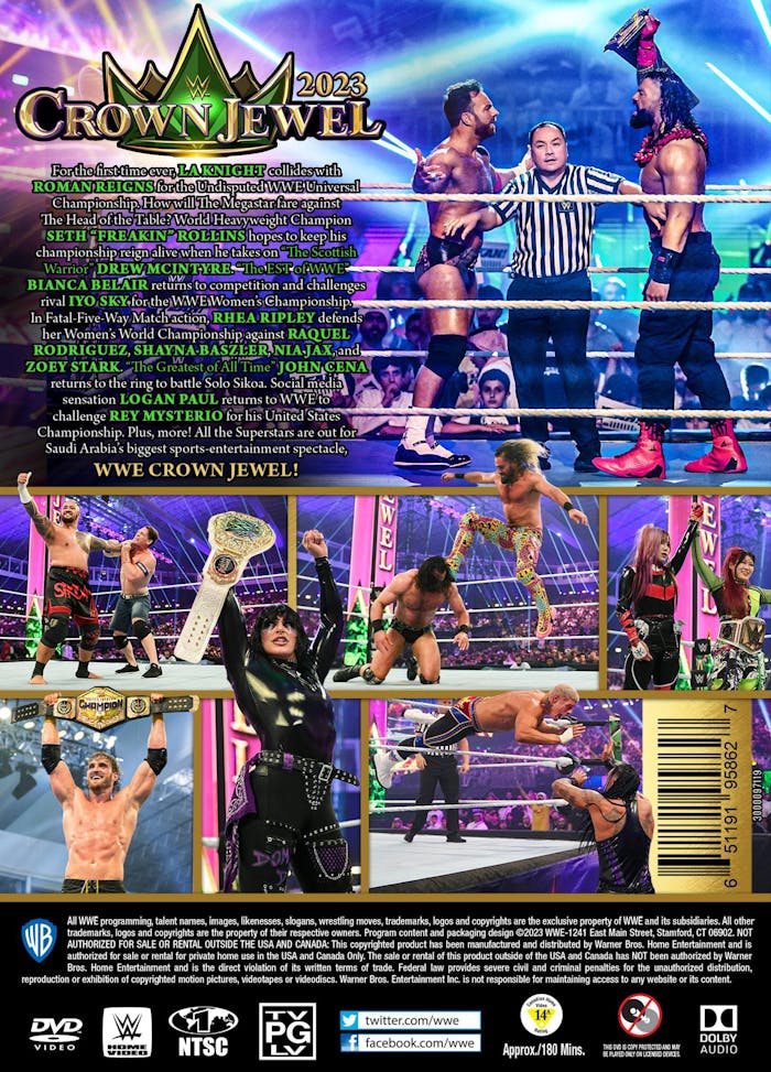 WWE: Crown Jewel 2023 [DVD]