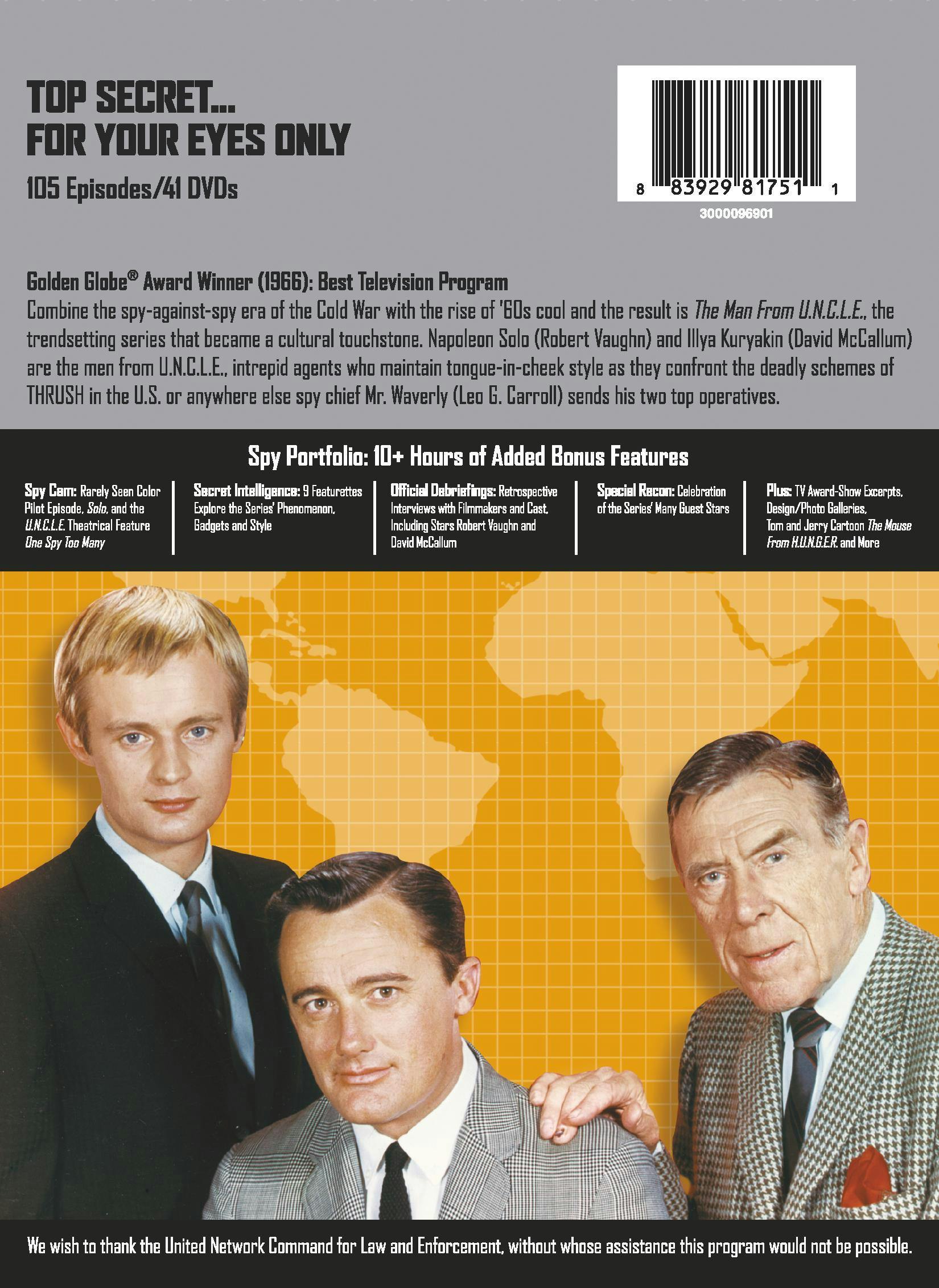 Buy The Man from U.N.C.L.E.: The Complete Series Box Set DVD | GRUV