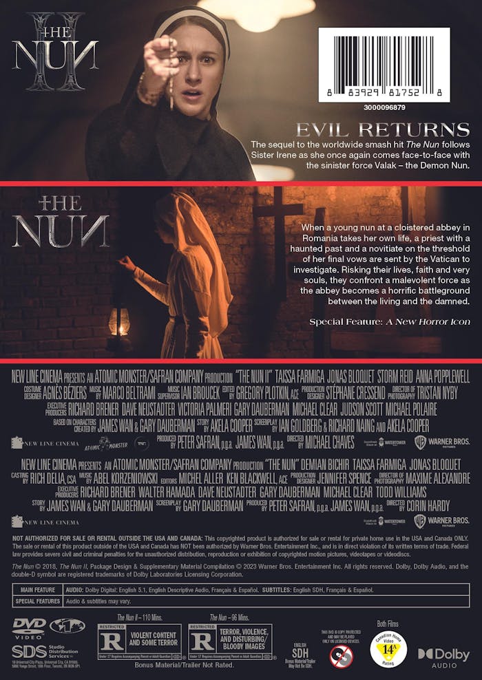 Nun, The 2-Film Collection [DVD]