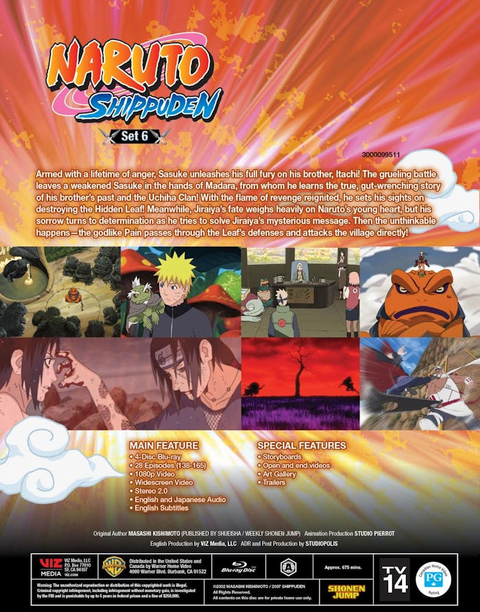 Naruto Shippuden Set 6 [Blu-ray]