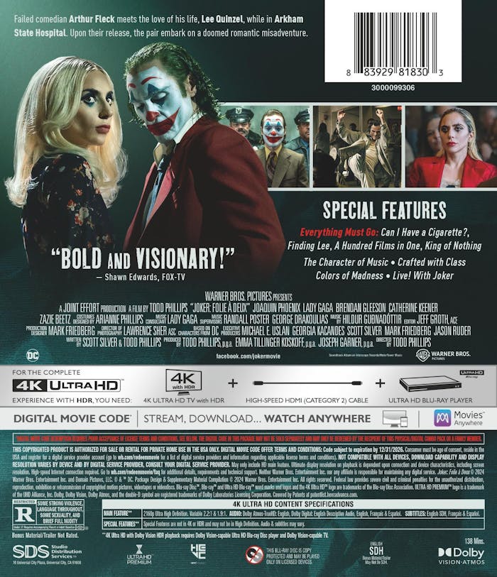 Joker: Folie A Deux (4K Ultra HD) [UHD]