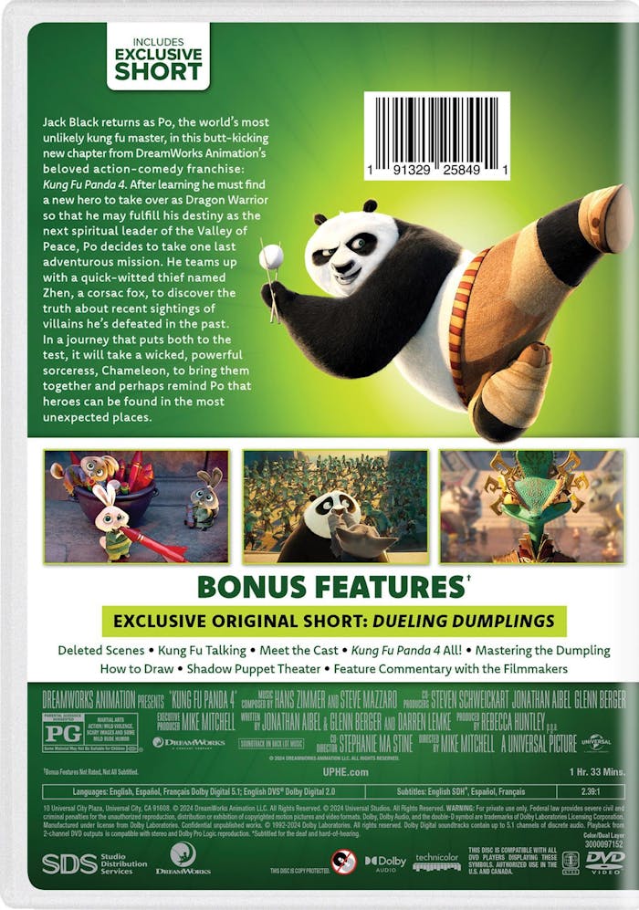 Kung Fu Panda 4 [DVD]