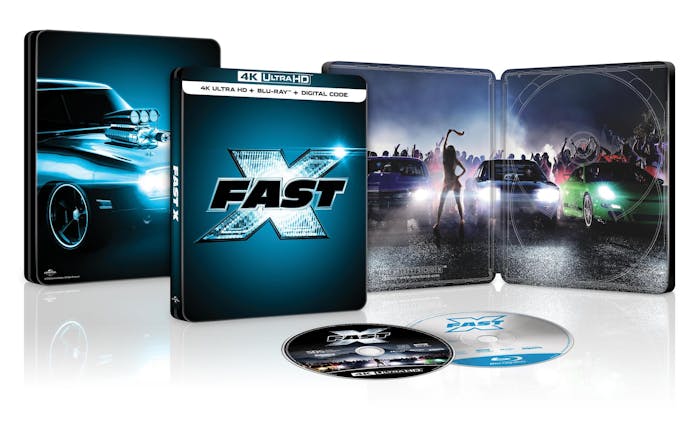 Fast X - Glow-in-the-Dark Limited Edition Steelbook (4K Ultra HD + Blu-ray + Digital) [UHD]