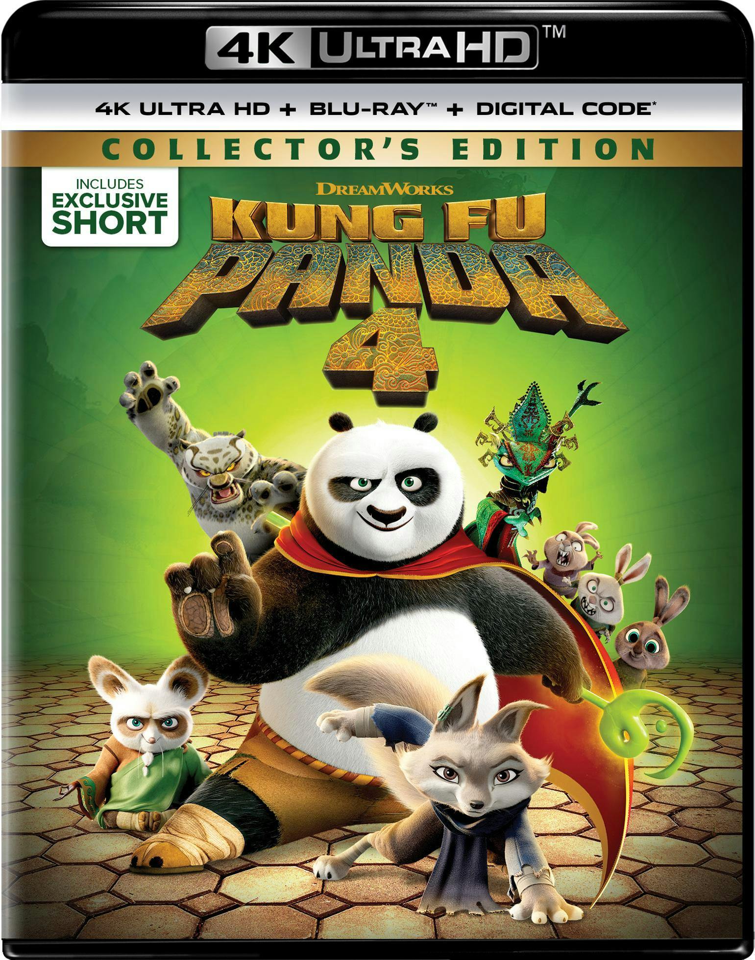 Kung Fu Panda 4 Collectors Edition 4K Ultra HD Bluray Digital 4K Ultra HD Bluray UHD Animation Movies on 4K Ultra HD Bluray Movie Kung Fu Panda 4 Collectors Edition 4K Ultra HD Bluray Digital 4K Ultra HD Bluray UHD Animation Movies on 4K Ultra HD Bluray Movie