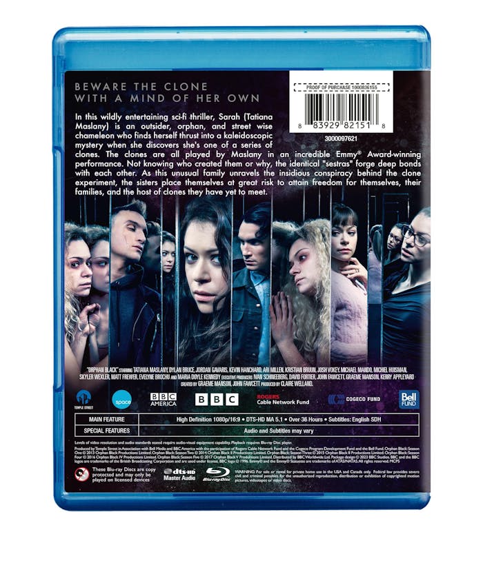Orphan Black Complete Series [Blu-ray]
