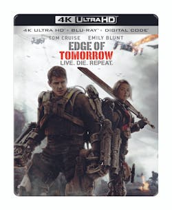 Live Die Repeat: Edge of Tomorrow - Steelbook (4K Ultra HD + Blu-ray + Digital) [UHD]