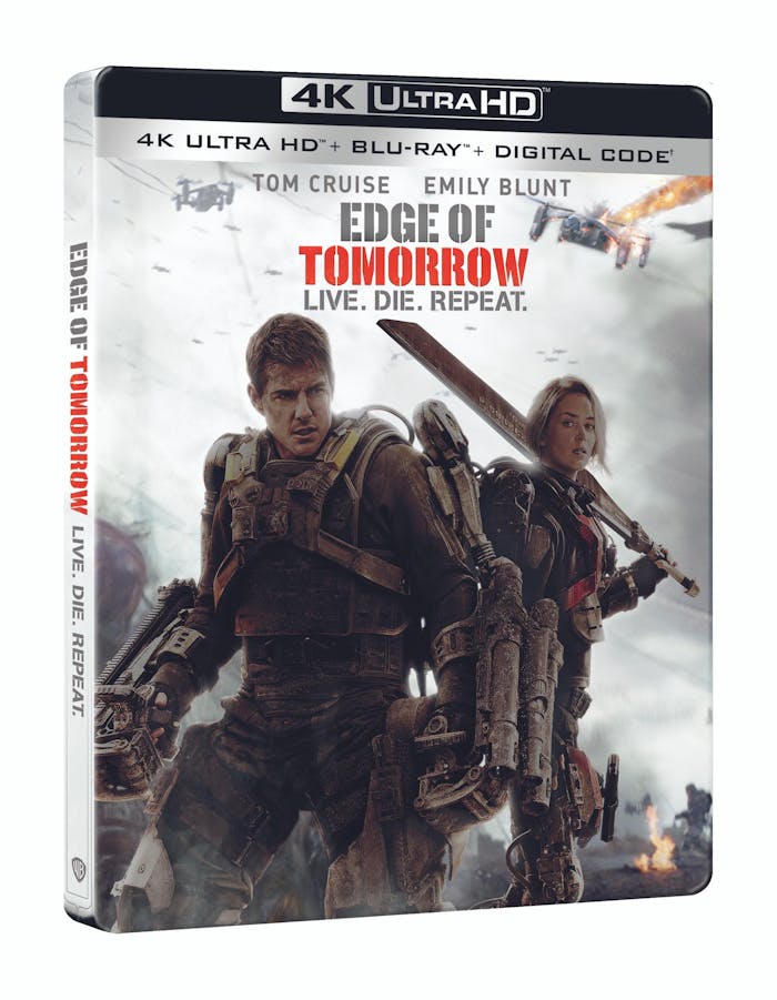 Live Die Repeat: Edge of Tomorrow - Steelbook (4K Ultra HD + Blu-ray + Digital) [UHD]