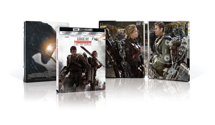 Live Die Repeat: Edge of Tomorrow - Steelbook (4K Ultra HD + Blu-ray + Digital) [UHD]