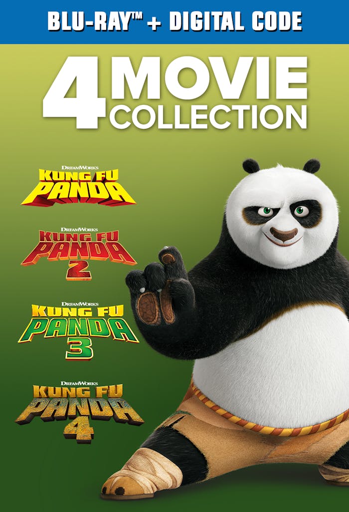 Kung Fu Panda: 4 Movie Collection (Blu-ray + Digital) [Blu-ray]