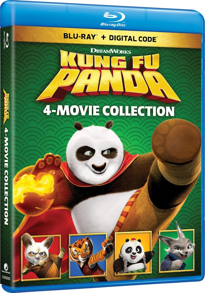 Kung Fu Panda: 4 Movie Collection (Blu-ray + Digital) [Blu-ray]