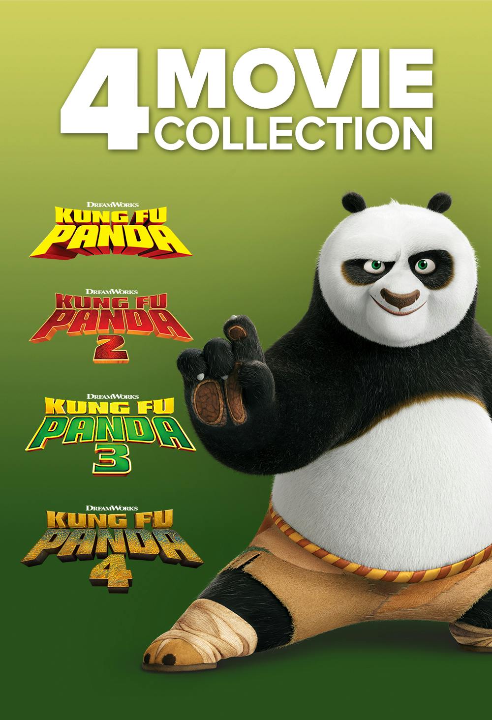 Kung Fu Panda 4 Movie Collection DVD