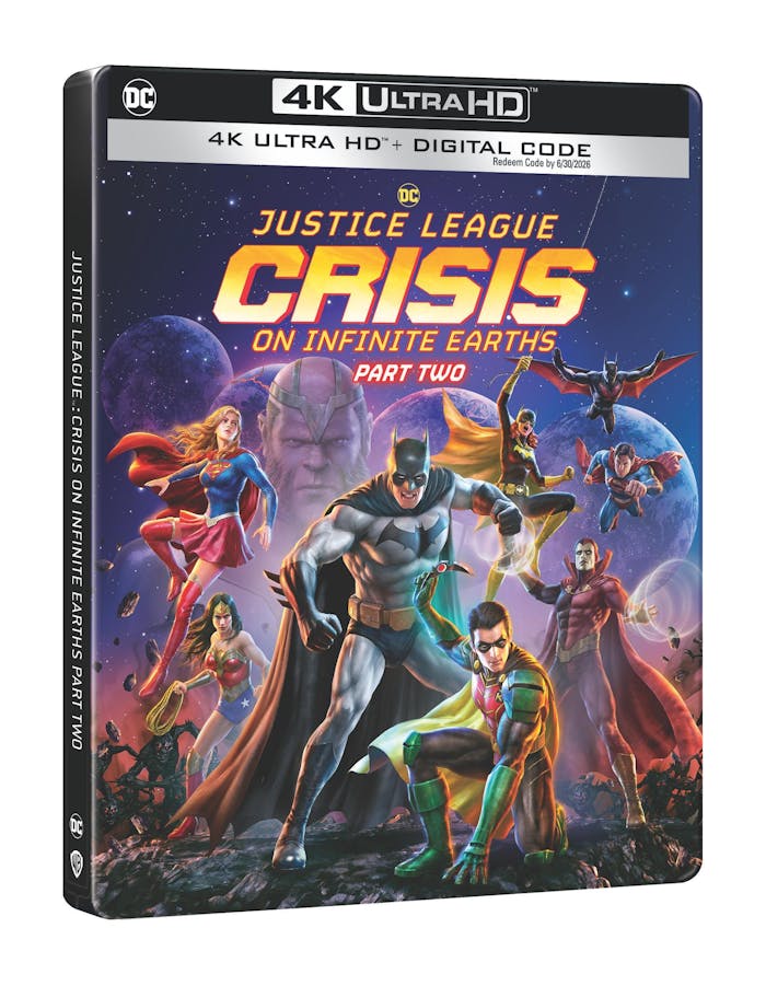 Pre-order Justice League: Crisis on Infinite Earths: Part Tw 4K Ultra HD Steelbook  UHD