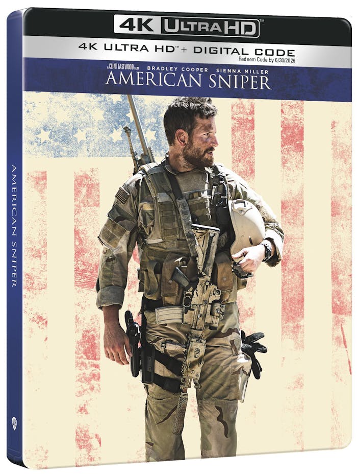 American Sniper (Limited Edition 4K Steelbook) (4K Ultra HD Steelbook + Digital) [UHD]