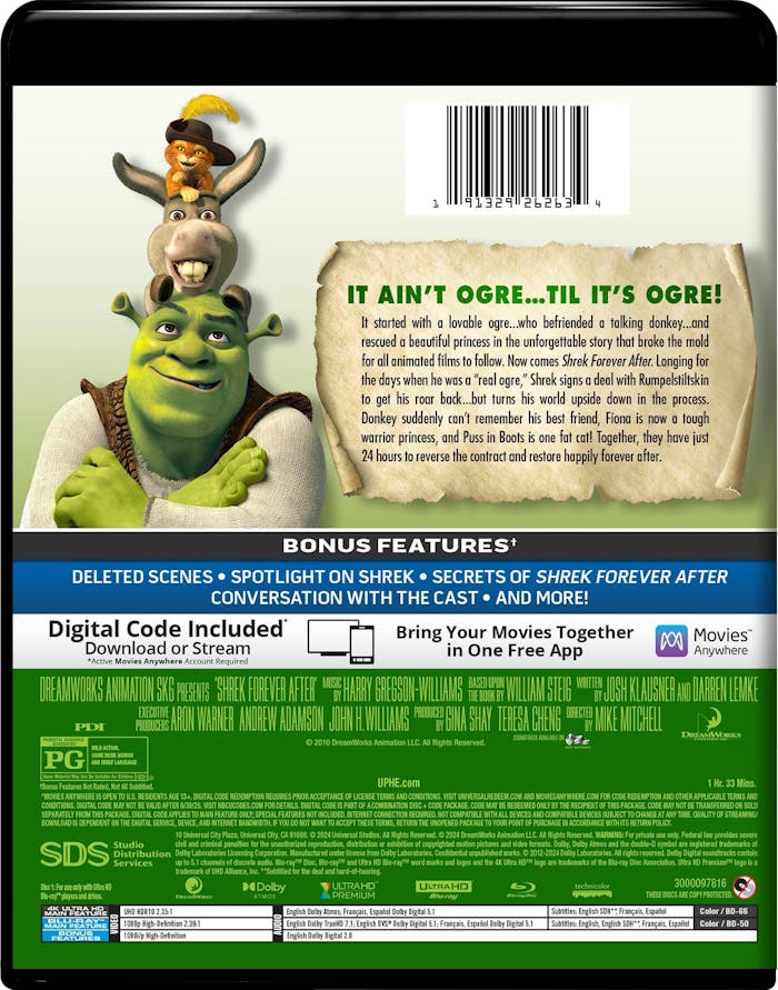 Shrek Forever After (4K Ultra HD + Blu-ray) [UHD]