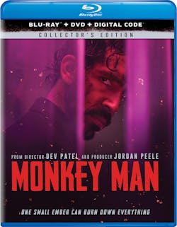 Monkey Man - Collector's Edition Blu-ray + DVD + Digital (with DVD) [Blu-ray]