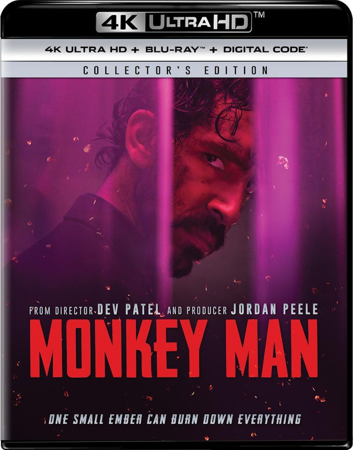 Monkey Man - Collector's Edition 4K Ultra HD + Blu-ray + Digital (4K Ultra HD + Blu-ray) [UHD]