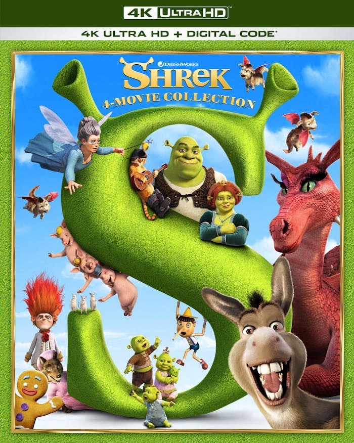 Shrek 4-Movie Collection - 4K Ultra HD + Digital (4K Ultra HD) [UHD]