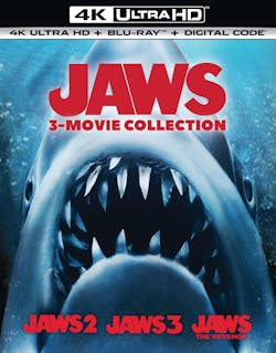 Jaws 3-Movie Collection - 4K Ultra HD + Blu-ray + Digital (4K Ultra HD + Blu-ray) [UHD]