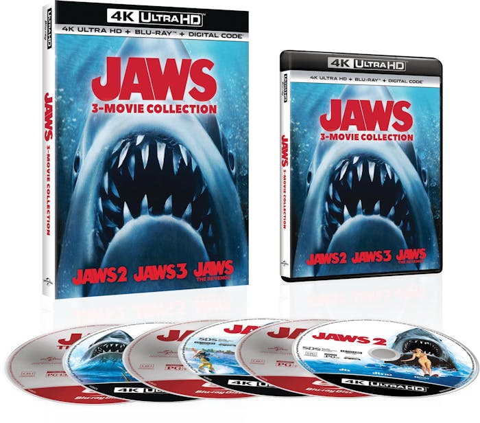 Jaws 3-Movie Collection - 4K Ultra HD + Blu-ray + Digital (4K Ultra HD + Blu-ray) [UHD]