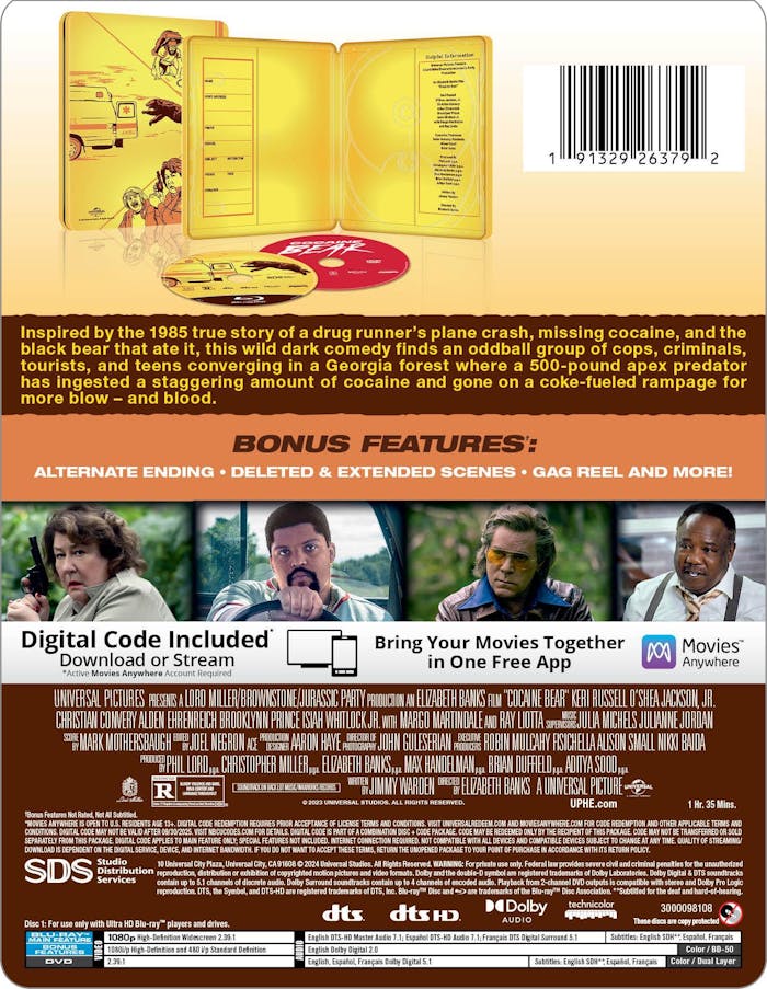 Cocaine Bear - Limited Edition Steelbook [Blu-ray]