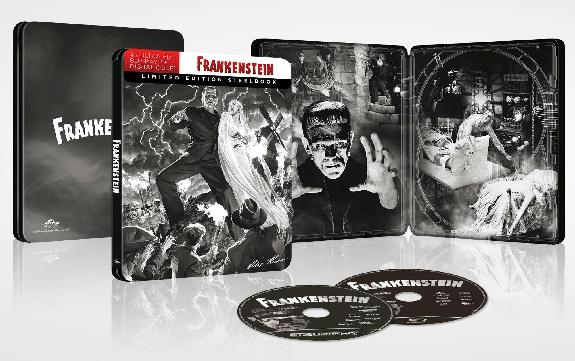 Frankenstein (Limited Edition 4K Ultra HD Steelbook + Blu-ray + Digital) - UHD