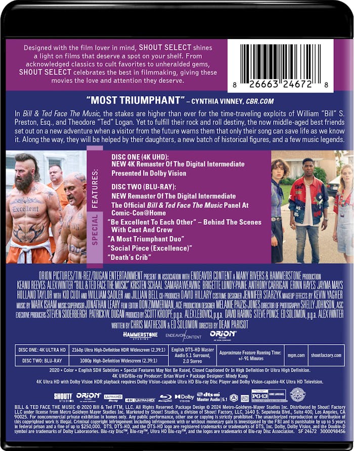 Bill & Ted's Bogus Journey (4K Ultra HD + Blu-ray) [UHD]