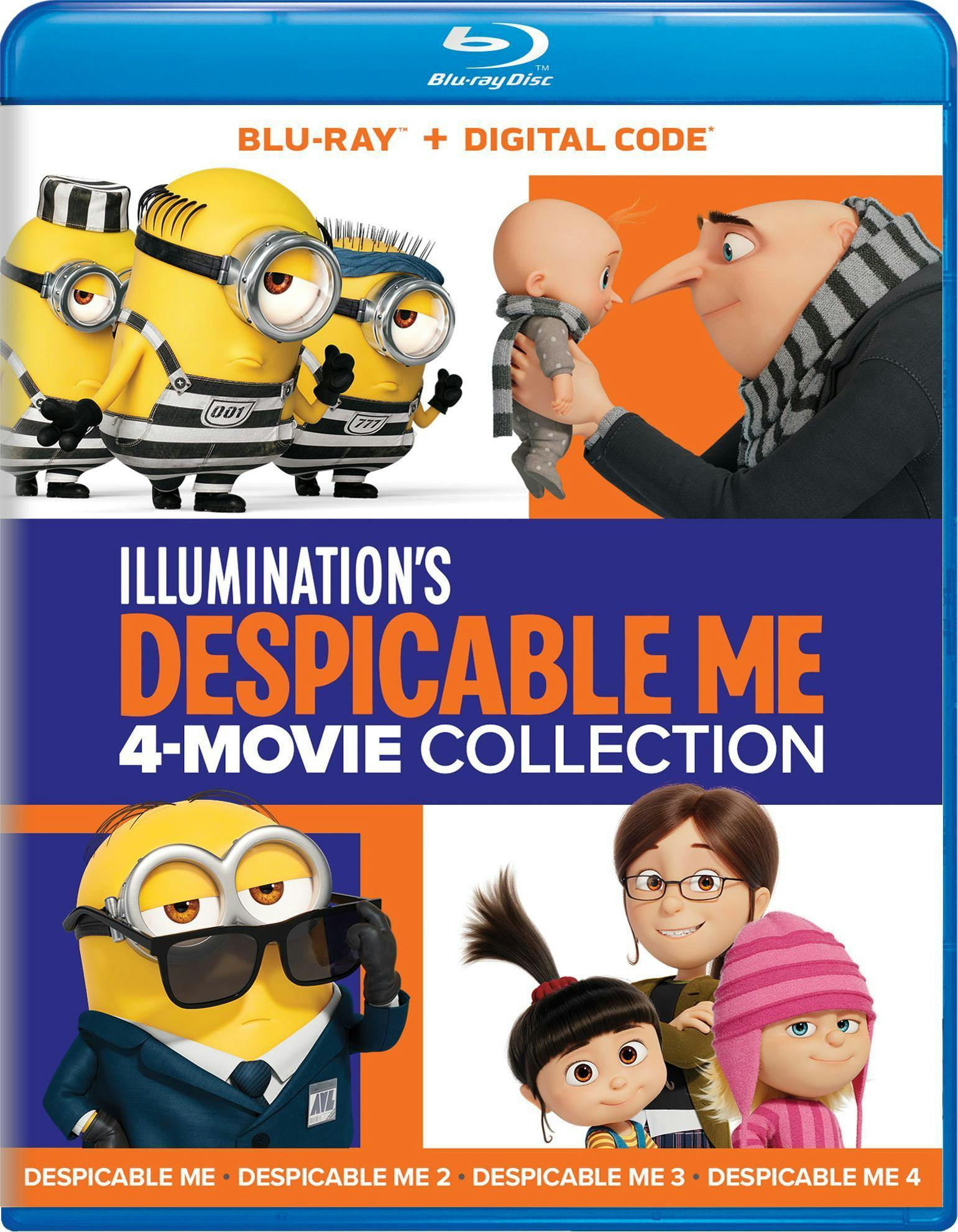 Illumination's Despicable Me 4-Movie Collection - Blu-ray + Digital - Blu-ray