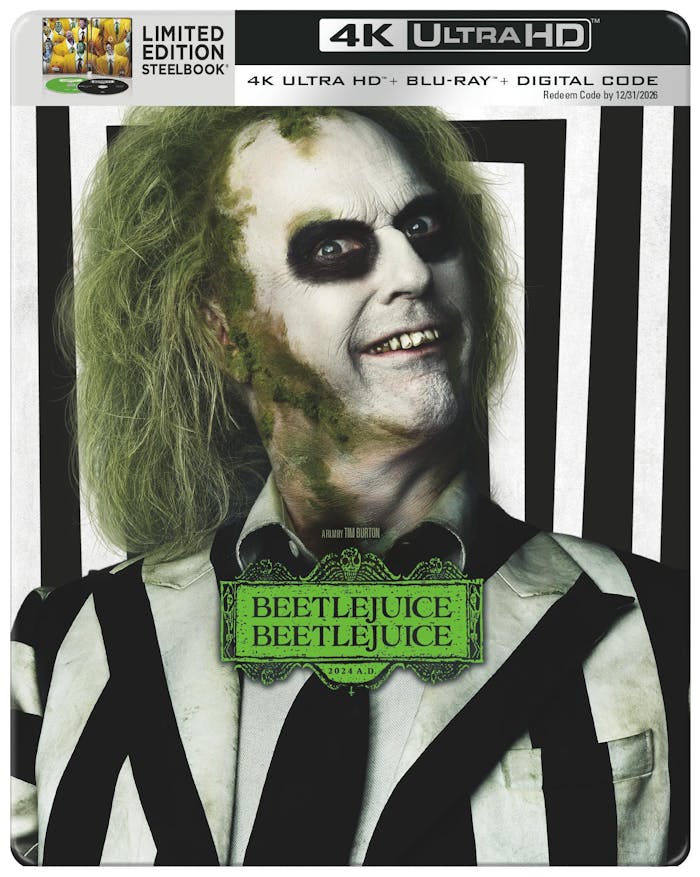 Beetlejuice Beetlejuice (Limited Edition Steelbook) [UHD]