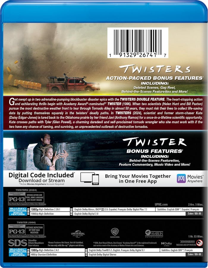 Twisters Double Feature [Blu-ray]