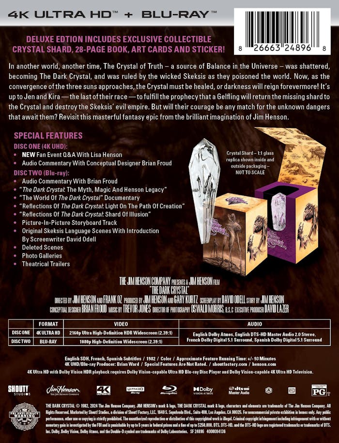 The Dark Crystal - Limited Edition Collector's Set 4K Ultra HD + Blu-ray (4K Ultra HD + Blu-ray) [UH