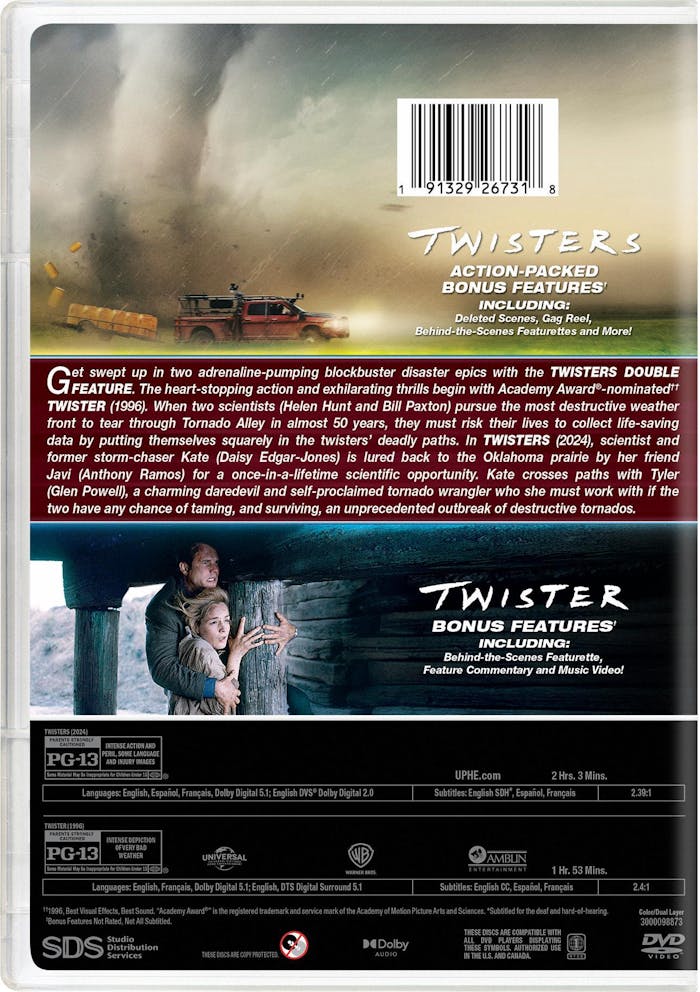 Twisters Double Feature [DVD]