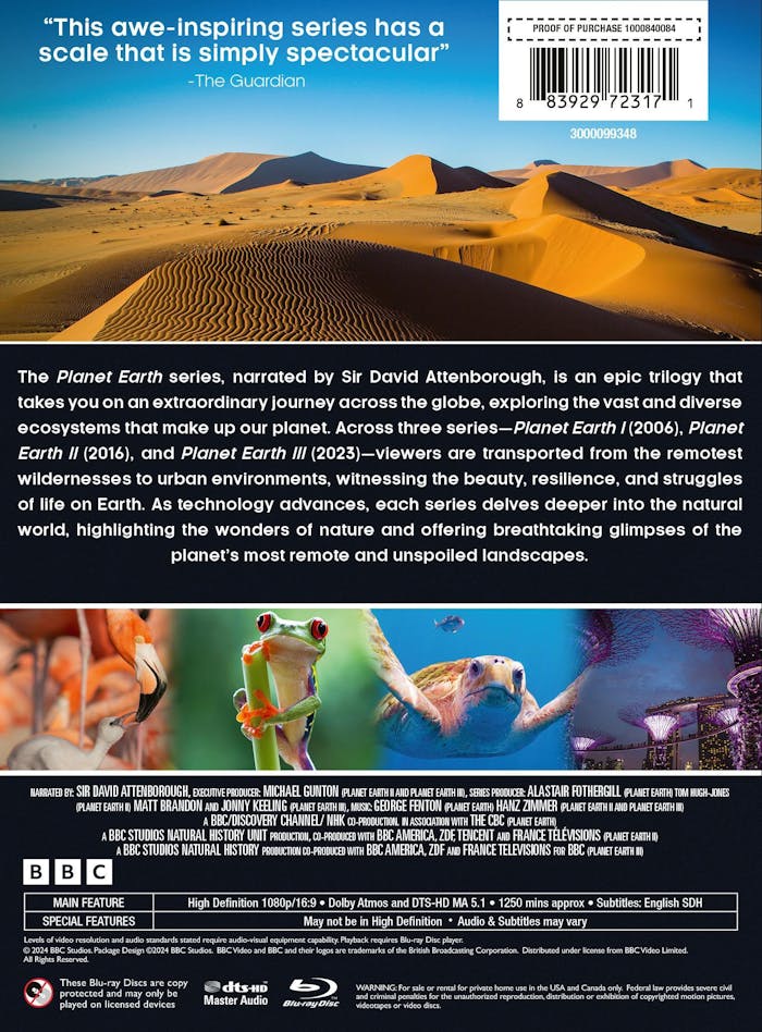 Planet Earth Trilogy Collection [Blu-ray]