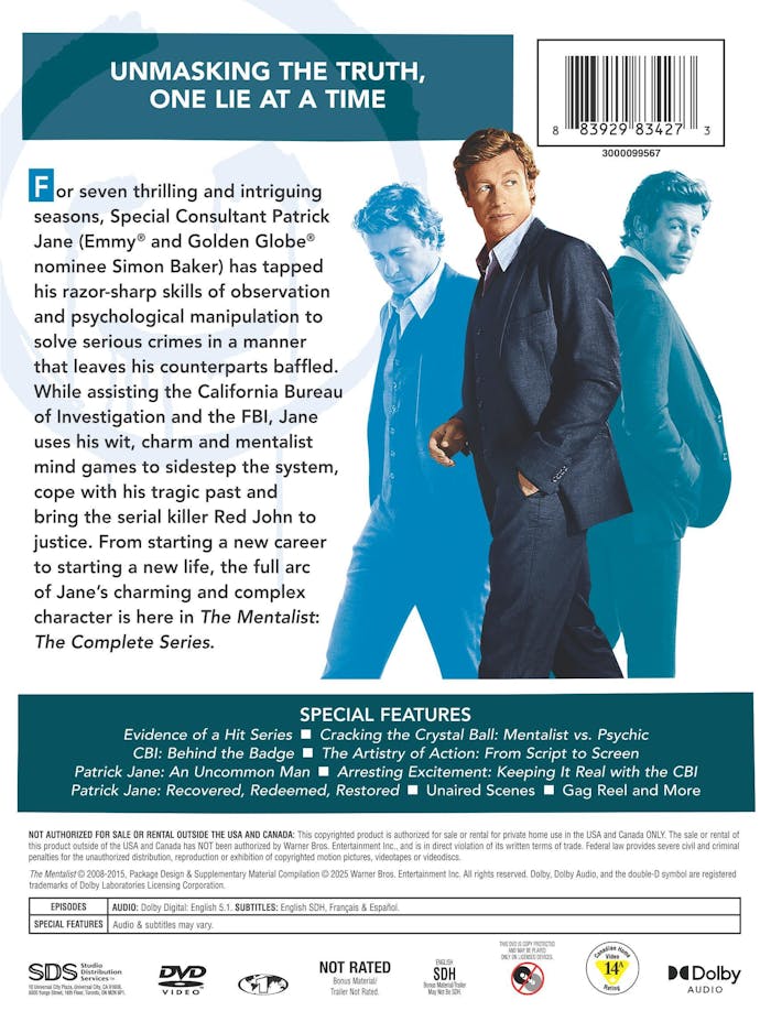 The Mentalist: The Complete Series [DVD]