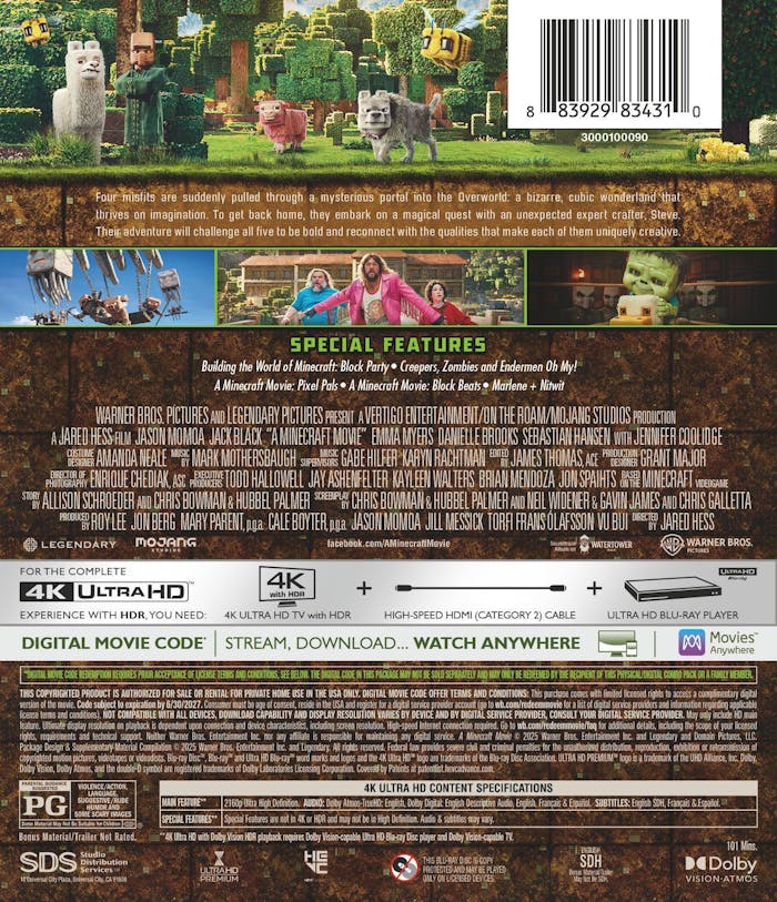 A Minecraft Movie (4K Ultra HD) [UHD]
