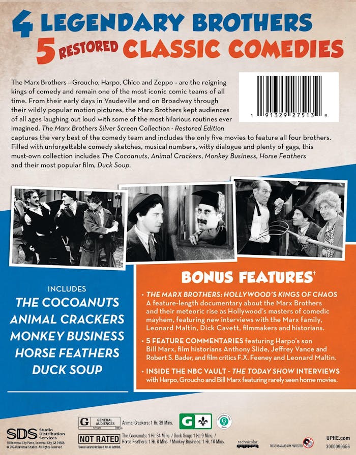 The Marx Brothers Silver Screen Collection [Blu-ray]