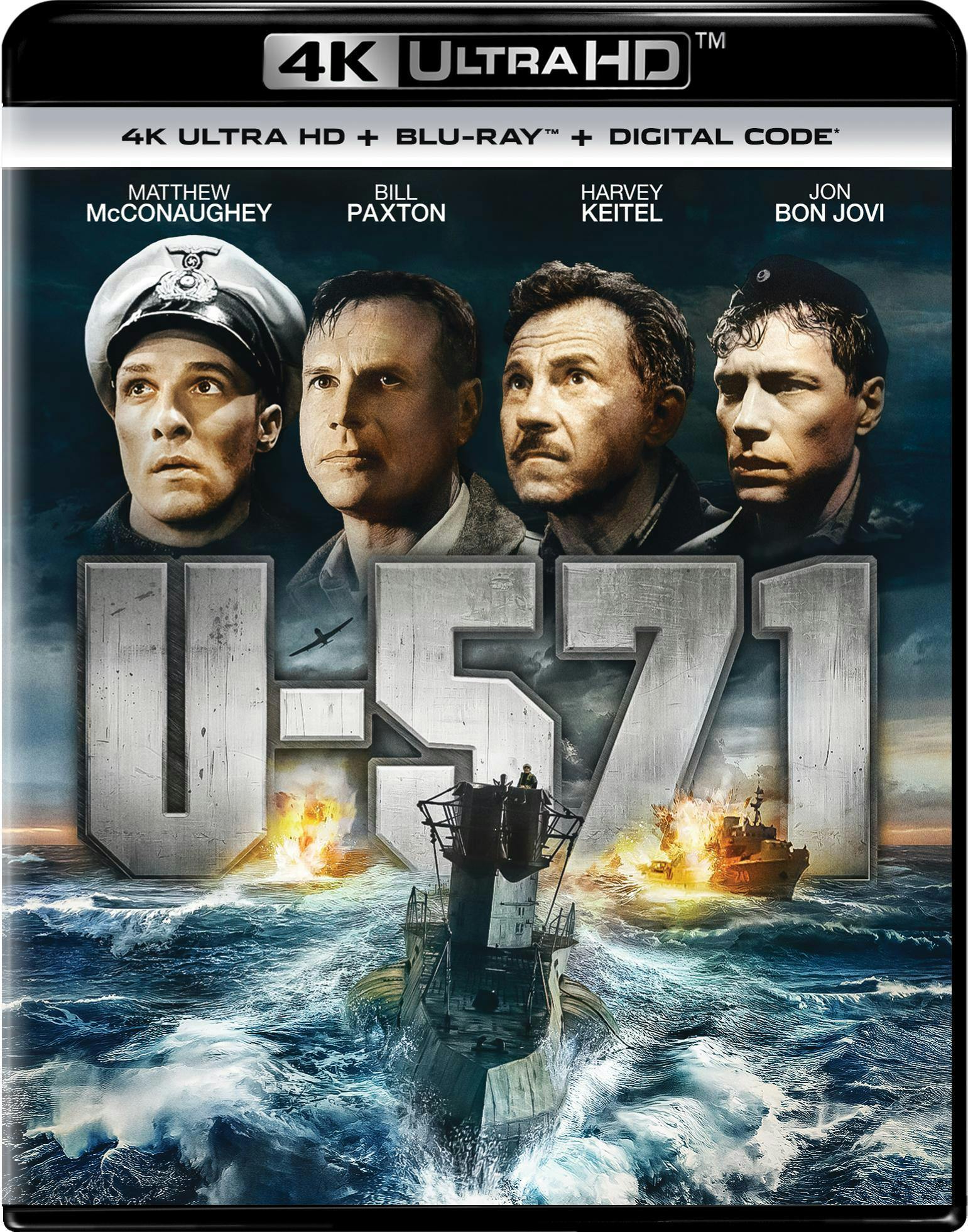 U-571 - 4K Ultra HD + Blu-ray + Digital (4K Ultra HD + Blu-ray + Digital) - UHD