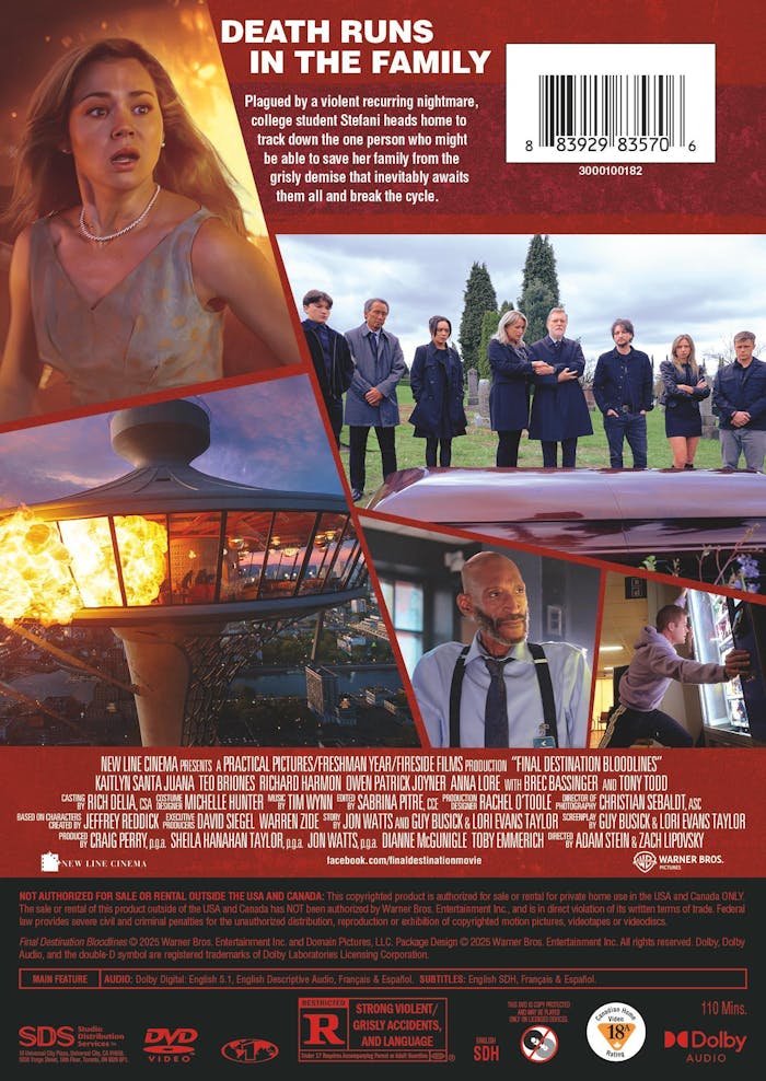 Final Destination: Bloodlines [DVD]