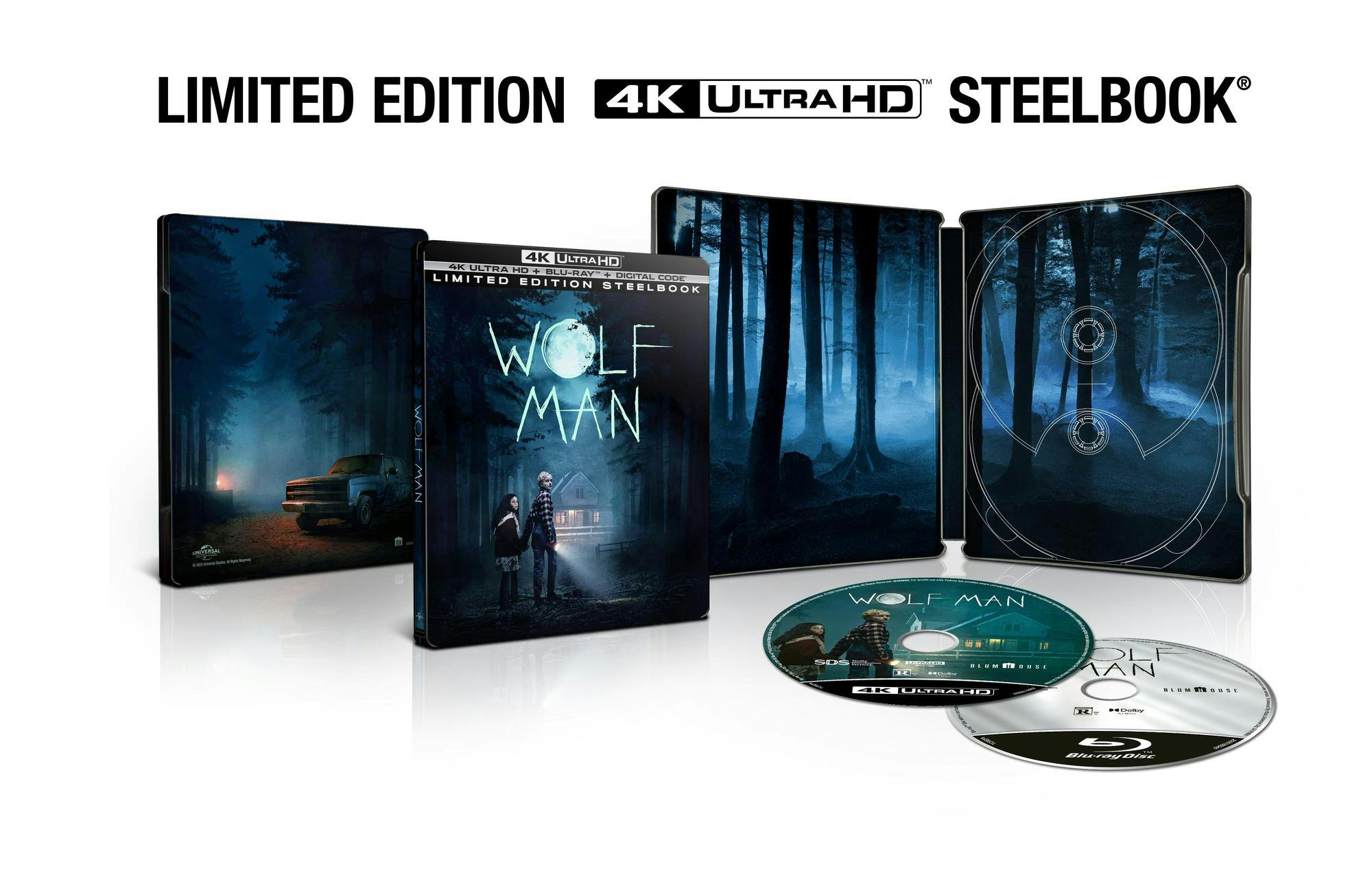 Wolf Man (Limited Edition 4K Ultra HD Steelbook + Blu-ray) - UHD
