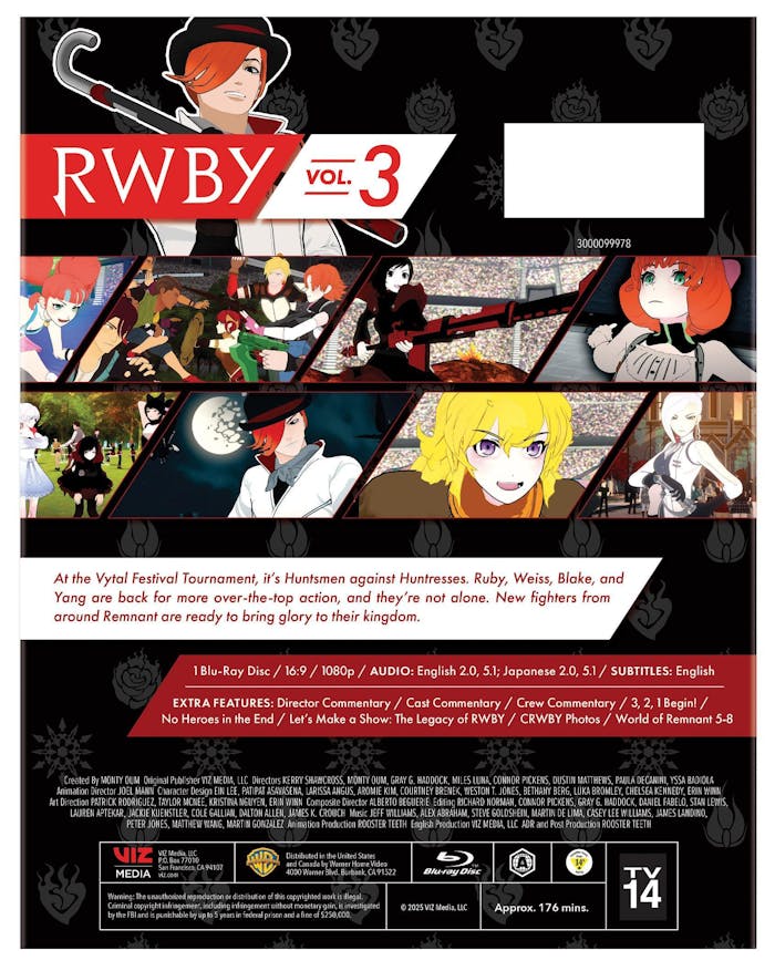 RWBY Volume 3 [Blu-ray]