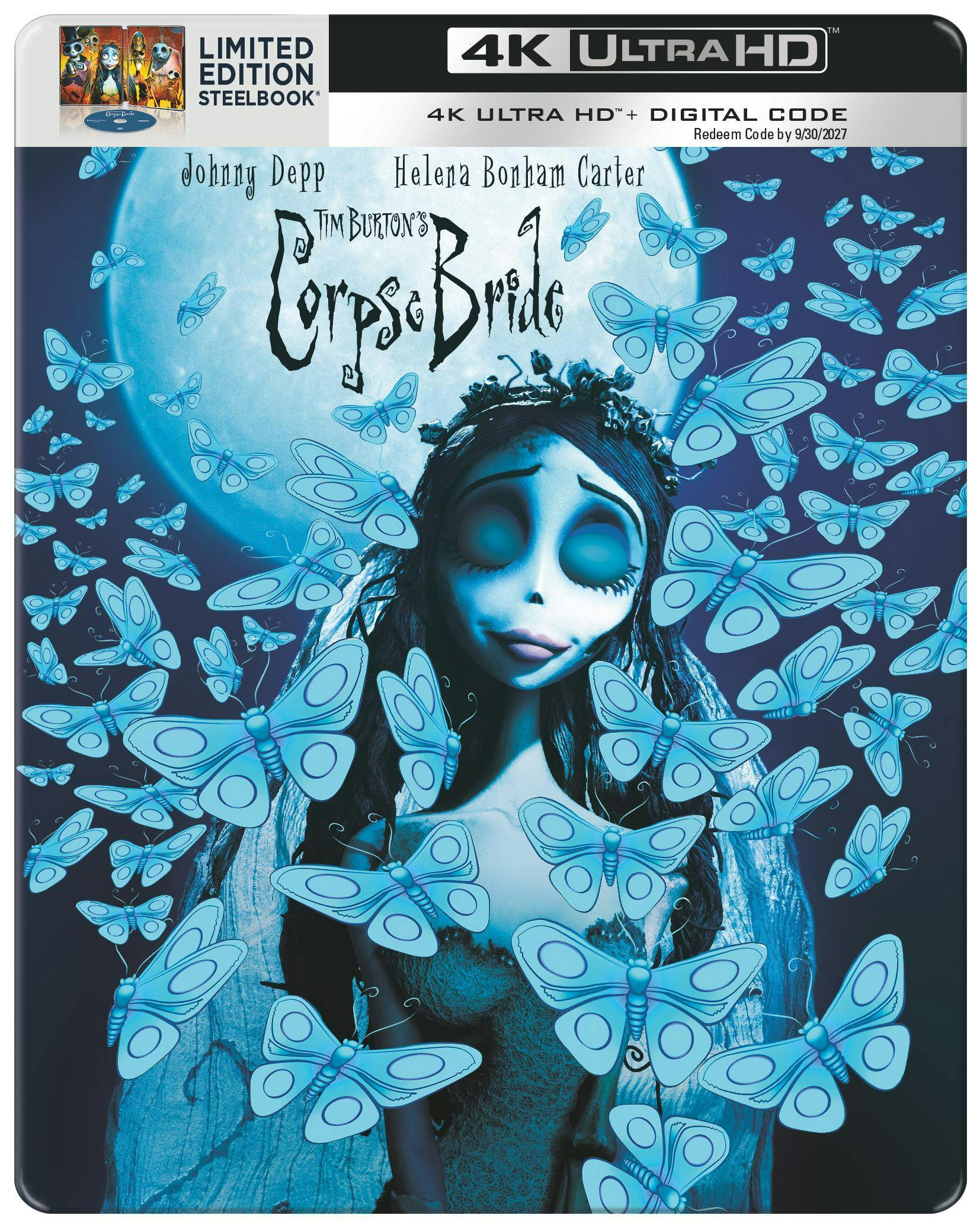 Tim Burton's The Corpse Bride (Limited Edition 4K Ultra HD Steelbook + Digital) - UHD