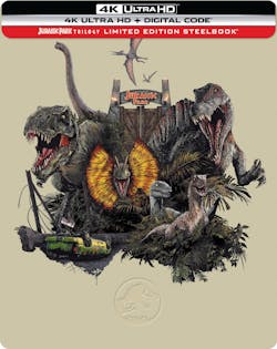 Jurassic Park Trilogy (4K Ultra HD Steelbook + Digital) [UHD]