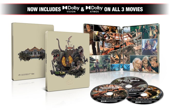 Jurassic Park Trilogy (4K Ultra HD Steelbook + Digital) [UHD]